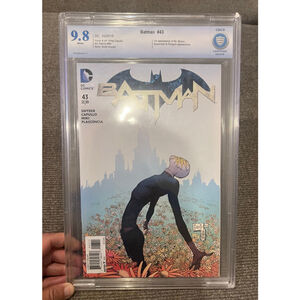 DC Comics Batman #43 CBCS 9.8 Graded Comic Book One Size Light Blue Dark Blue
